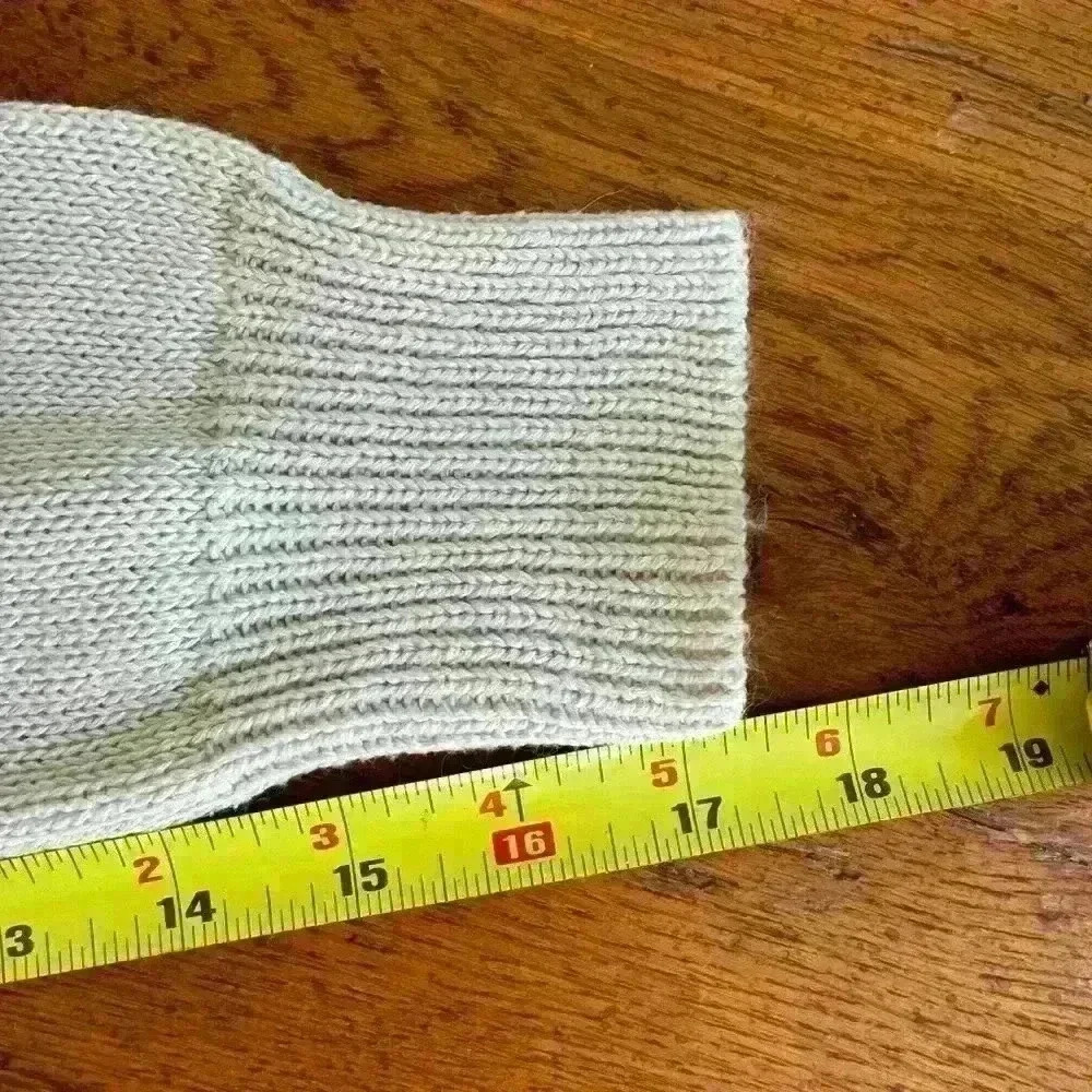 RD Style casual women’s knit sweater beige size Large oversized - Picture 13 of 13